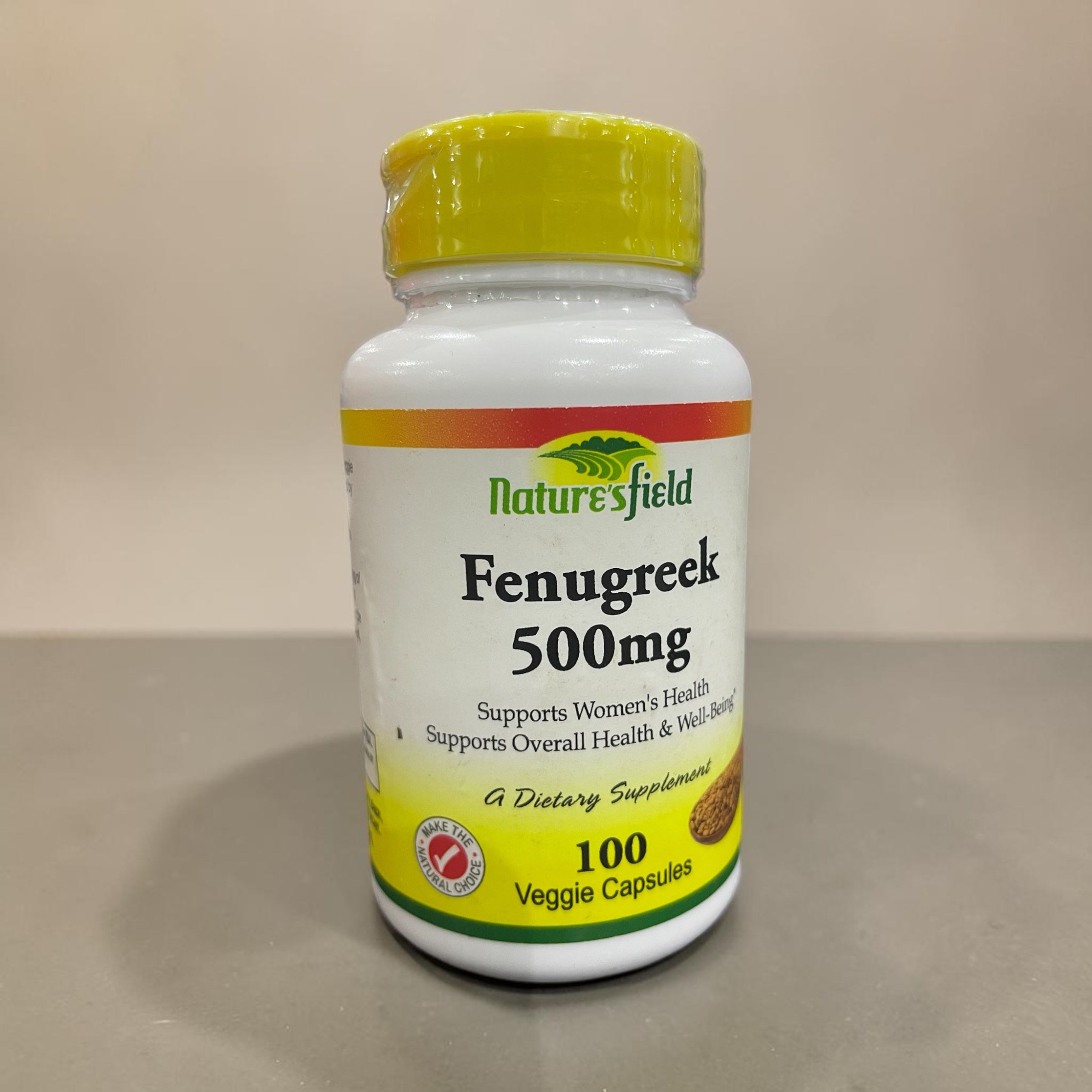 NATURE’S FIELD FENUGREEK 500MG X100